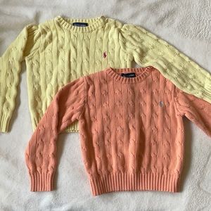 Set of 2 Ralph Lauren Sweaters 3T